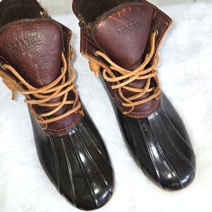 Sperry Saltwater Duck Brown Boots Womem's Size 10